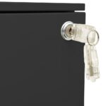 Classeur mobile Anthracite 39x45x60 cm Acier – Image 8