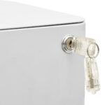 Classeur mobile Gris clair 30x45x59 cm Acier – Image 10