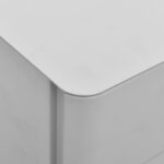 Classeur mobile Gris clair 30x45x59 cm Acier – Image 2