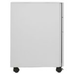 Classeur mobile Gris clair 30x45x59 cm Acier – Image 4