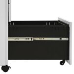 Classeur mobile Gris clair 30x45x59 cm Acier – Image 7