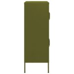 Armoire de rangement Vert olive 80x35x101,5 cm Acier – Image 3