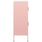 Armoire de rangement Rose 80x35x101,5 cm Acier – Image 3