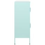 Armoire de rangement Vert menthe 80x35x101,5 cm Acier – Image 3
