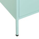 Armoire de rangement Vert menthe 80x35x101,5 cm Acier – Image 6