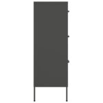 Armoire à tiroirs Anthracite 80x35x101,5 cm Acier – Image 3