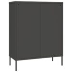 Armoire à tiroirs Anthracite 80x35x101,5 cm Acier – Image 4