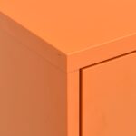 Armoire de rangement Orange 80x35x101,5 cm Acier – Image 2