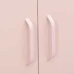 Armoire de rangement Rose 80x35x101,5 cm Acier – Image 3