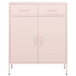 Armoire de rangement Rose 80x35x101,5 cm Acier – Image 4