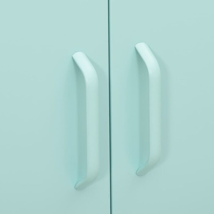 Armoire de rangement Vert menthe 80x35x101,5 cm Acier – Image 3