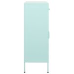Armoire de rangement Vert menthe 80x35x101,5 cm Acier – Image 5