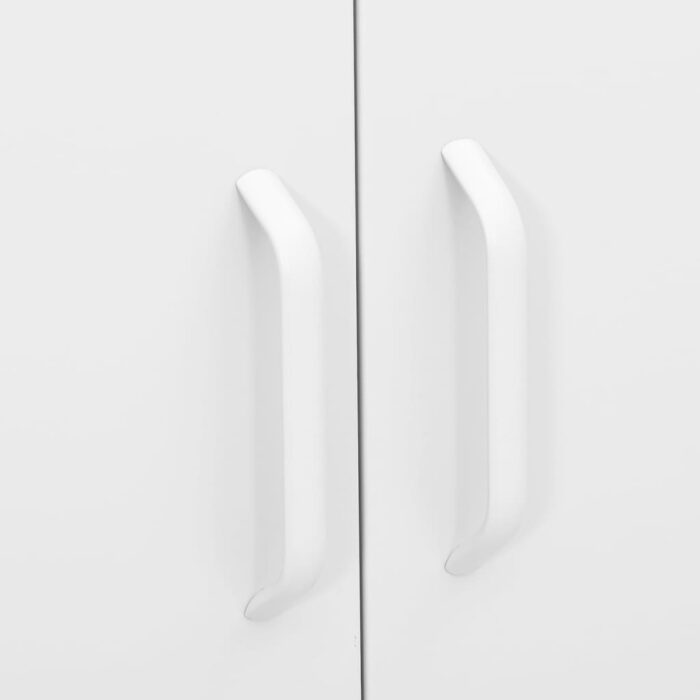 Armoire de rangement Blanc 80x35x101,5 cm Acier – Image 3