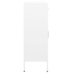 Armoire de rangement Blanc 80x35x101,5 cm Acier – Image 5