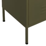 Armoire de rangement Vert olive 80x35x101,5 cm Acier – Image 7