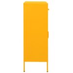Armoire de rangement Jaune moutarde 80x35x101,5 cm Acier – Image 5