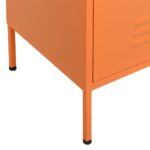 Armoire de rangement Orange 80x35x101,5 cm Acier – Image 7