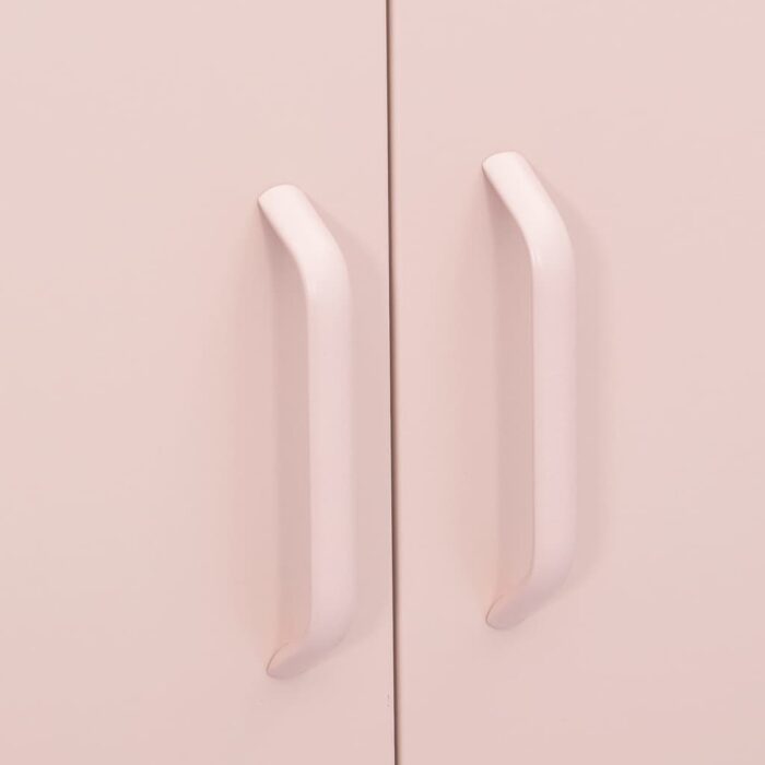 Armoire de rangement Rose 80x35x101,5 cm Acier – Image 2