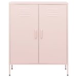 Armoire de rangement Rose 80x35x101,5 cm Acier – Image 4