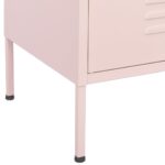 Armoire de rangement Rose 80x35x101,5 cm Acier – Image 7