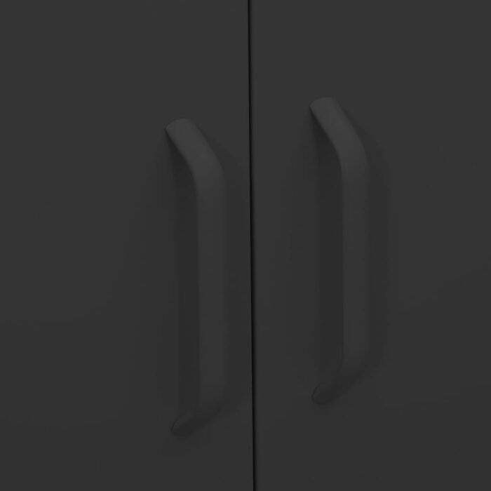 Armoire de rangement Anthracite 80x35x101,5 cm Acier – Image 2