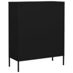 Armoire de rangement Noir 80x35x101,5 cm Acier – Image 6