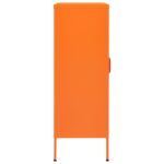Armoire de rangement Orange 80x35x101,5 cm Acier – Image 3
