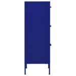 Armoire de rangement Bleu marine 42,5x35x101,5 cm Acier – Image 3