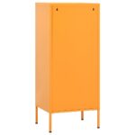 Armoire de rangement Jaune moutarde 42,5x35x101,5 cm Acier – Image 4
