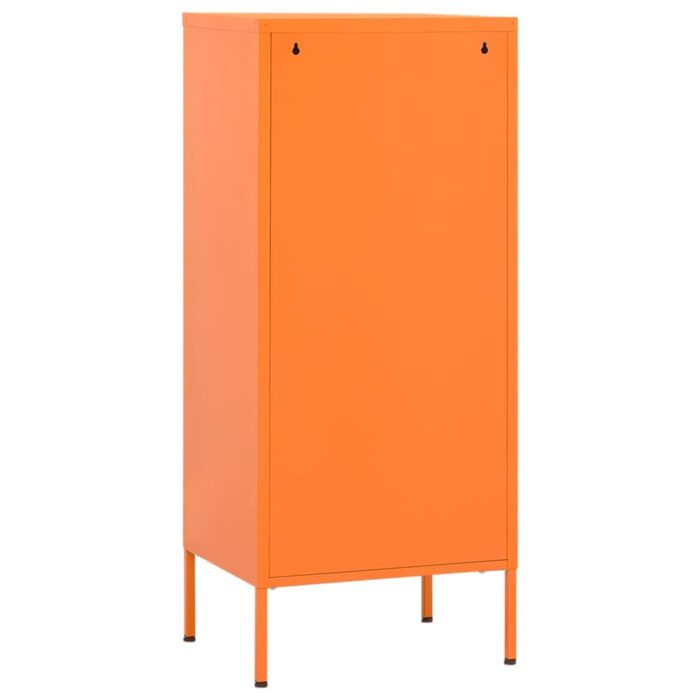 Armoire de rangement Orange 42,5x35x101,5 cm Acier – Image 4