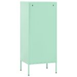 Armoire de rangement Vert menthe 42,5x35x101,5 cm Acier – Image 4
