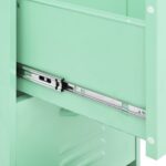Armoire de rangement Vert menthe 42,5x35x101,5 cm Acier – Image 7