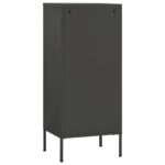 Armoire de rangement Anthracite 42,5x35x101,5 cm Acier – Image 4