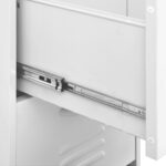 Armoire de rangement Blanc 42,5x35x101,5 cm Acier – Image 7
