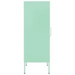 Armoire de rangement Vert menthe 42,5x35x101,5 cm Acier – Image 2