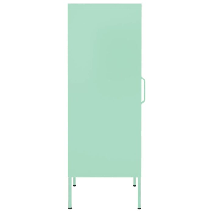 VXL8720286565063_g_en_hd_2.jpg Armoire de rangement Vert menthe 42,5x35x101,5 cm Acier – Image 2
