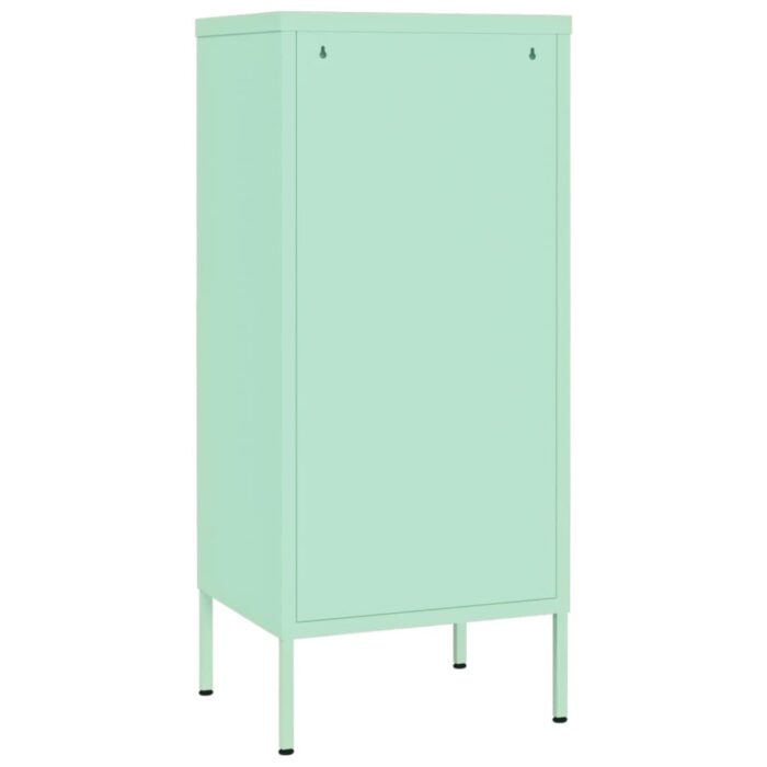 VXL8720286565063_g_en_hd_3.jpg Armoire de rangement Vert menthe 42,5x35x101,5 cm Acier – Image 3