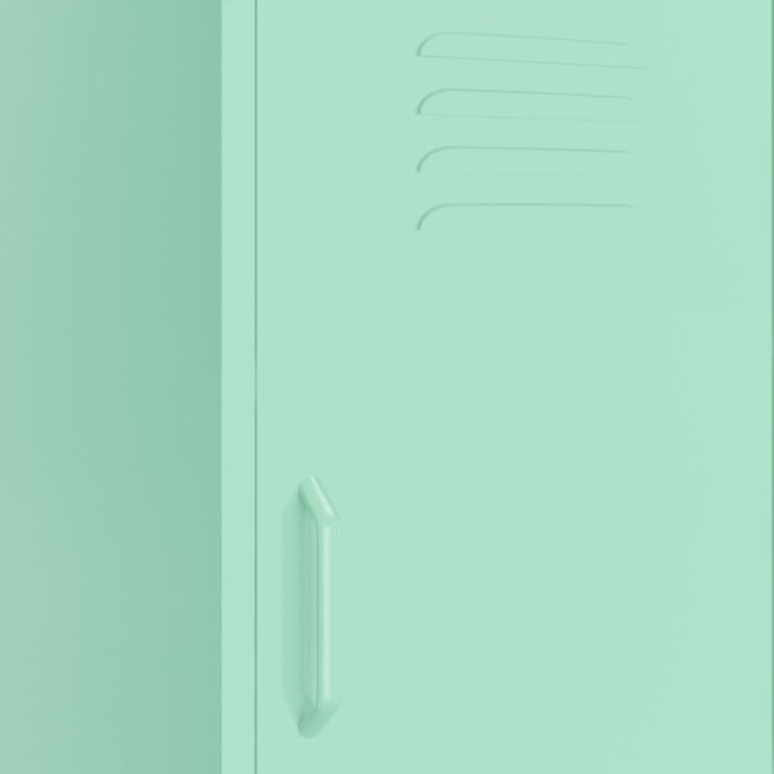 VXL8720286565063_g_en_hd_5.jpg Armoire de rangement Vert menthe 42,5x35x101,5 cm Acier – Image 5