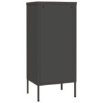 Armoire de rangement Anthracite 42,5x35x101,5 cm Acier – Image 4