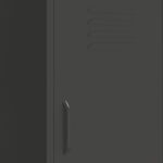 Armoire de rangement Anthracite 42,5x35x101,5 cm Acier – Image 5