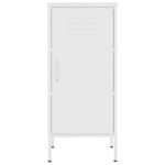 Armoire de rangement Blanc 42,5x35x101,5 cm Acier – Image 2