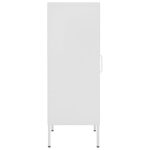 Armoire de rangement Blanc 42,5x35x101,5 cm Acier – Image 3