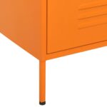 Commode Orange 80x35x101,5 cm Acier – Image 6