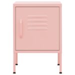Table de chevet Rose 35x35x51 cm Acier – Image 2