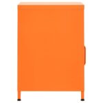 Table de chevet Orange 35x35x51 cm Acier – Image 2