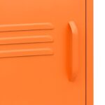 Table de chevet Orange 35x35x51 cm Acier – Image 6