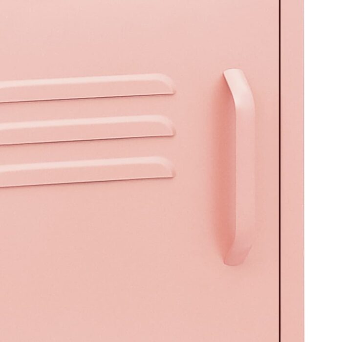 Table de chevet Rose 35x35x51 cm Acier – Image 6