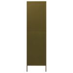 Garde-robe Vert olive 90x50x180 cm Acier – Image 3
