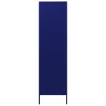Garde-robe Bleu marine 90x50x180 cm Acier – Image 3