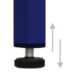 Garde-robe Bleu marine 90x50x180 cm Acier – Image 7